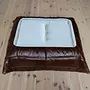 Togo Ottoman High-gloss leather Dark brown 4