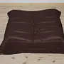 Togo Ottoman Madras Leather Brown 4