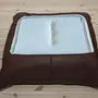 Togo Ottoman Madras Leather Brown 5