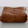 Togo Ottoman Leder Braun 2