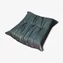 Togo Ottoman Leder Schwarz 0