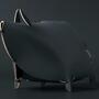 Piggy bank made of 100% recycled leather from Spain Orange 2