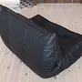Togo Sofa 2-seater Madras leather Black 5