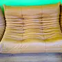 Togo Sofa 2-Sitzer Leder Beige 3
