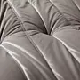 Togo Armchair and Ottoman Set Velvet Warm Grey 9