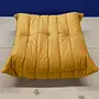 Togo armchair and ottoman set 2-pc. Velvet mustard yellow 7