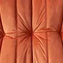 Togo Sessel und Ottoman Set Samt Orange 9