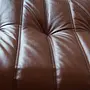 Togo Armchair and Ottoman Set Leather Brown 9