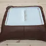 Togo armchair and ottoman set Madras leather brown 8