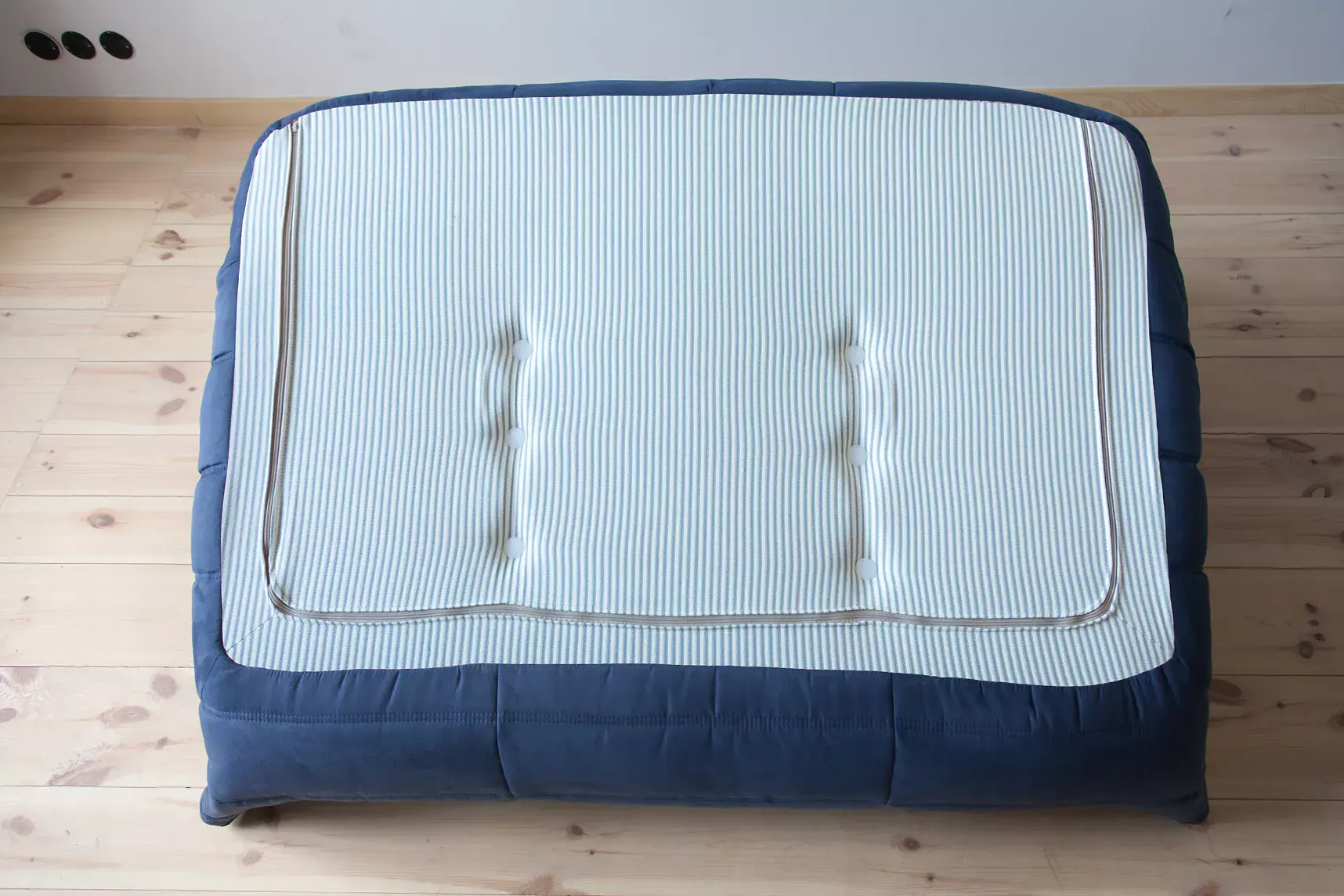 Togo Lounge Set 2-piece. Textile Navy Blue 6