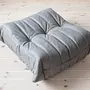 Togo Lounge Set 2-pc. Madras Leather Ash Grey 7