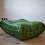 Togo Lounge Set 2-tlg. Pull-Up-Leder Grün 6