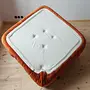 Togo Lounge Set 2-pc. Velvet Amber-Orange 4