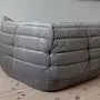 Togo Lounge Set 2-pc. Velvet Silver Gray 3