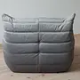 Togo Lounge Set 2-pc. Velvet Silver Gray 7