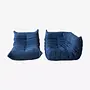 Togo Lounge Set 2-pc. Textile Navy Blue 0
