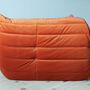 Togo Lounge Set 2-tlg. Textil Orange 4