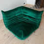 Togo Lounge Set 2-piece Velvet Emerald Green 2