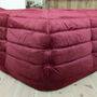 Togo Lounge Set 2-piece. Velvet Burgundy 4