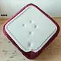 Togo Lounge Set 2 pezzi Velluto Rosso Borgogna 5