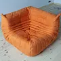 Togo Lounge Set 2-pc. Textile Orange 1