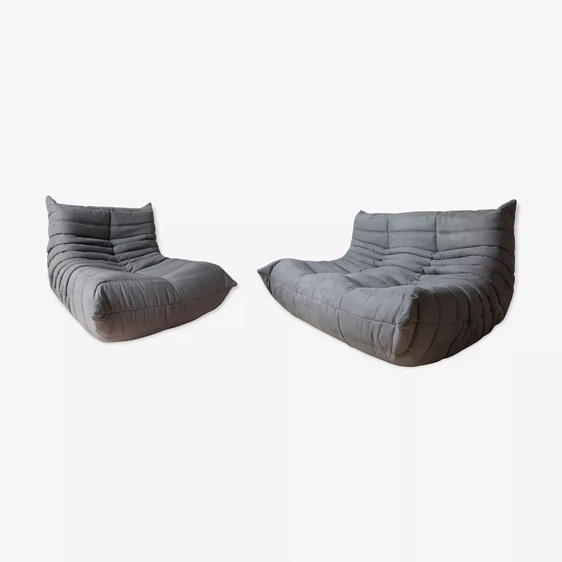 Togo Lounge Set 2-pc. Textile Grey 0