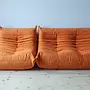 Togo Lounge Set 2-piece. Textile Orange 1