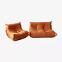 Togo Lounge Set 2-piece. Textile Orange 0