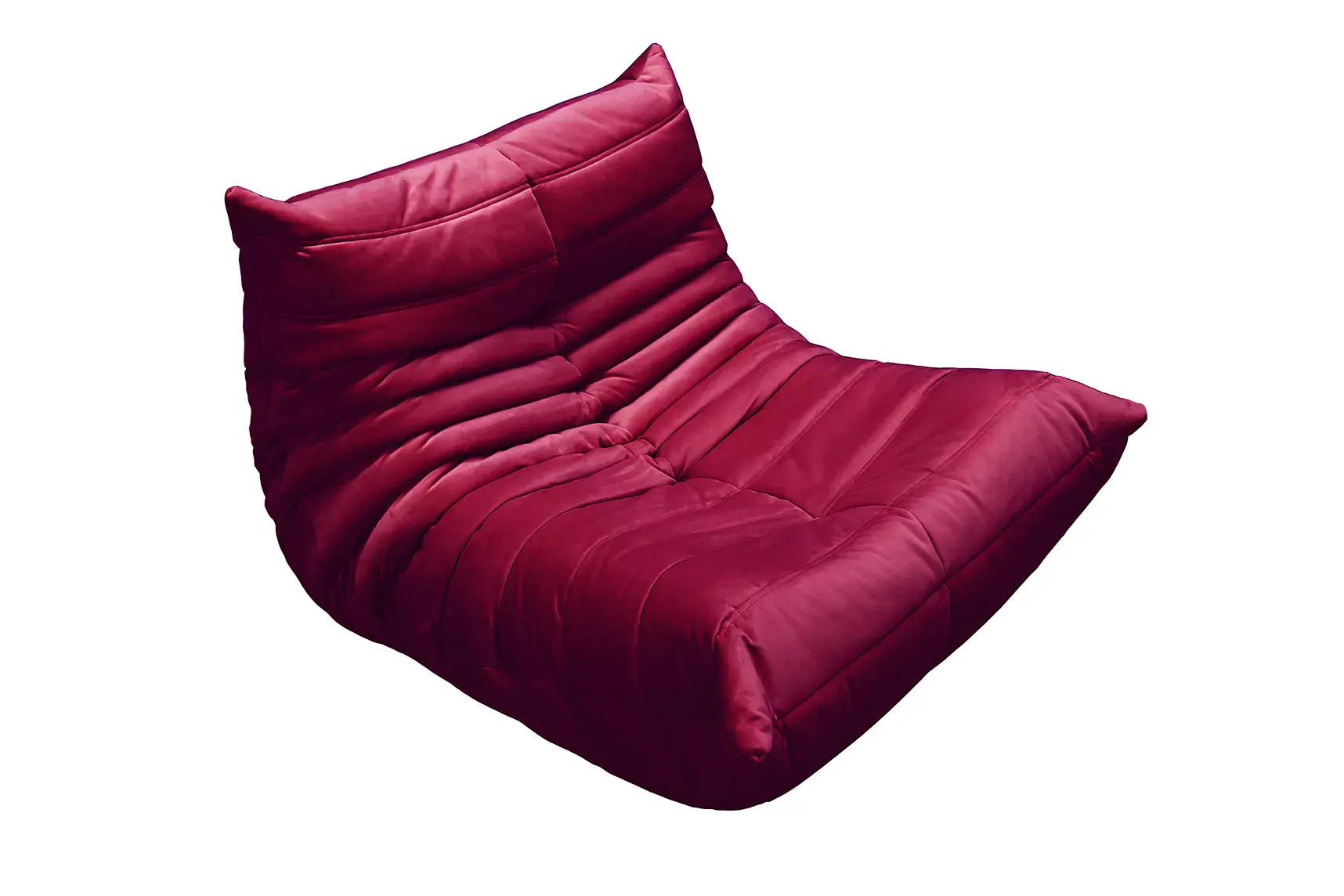 Togo Lounge Set 2-piece Velvet Burgundy 4
