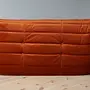 Togo Lounge Set 2-piece Velvet Amber-Orange 4