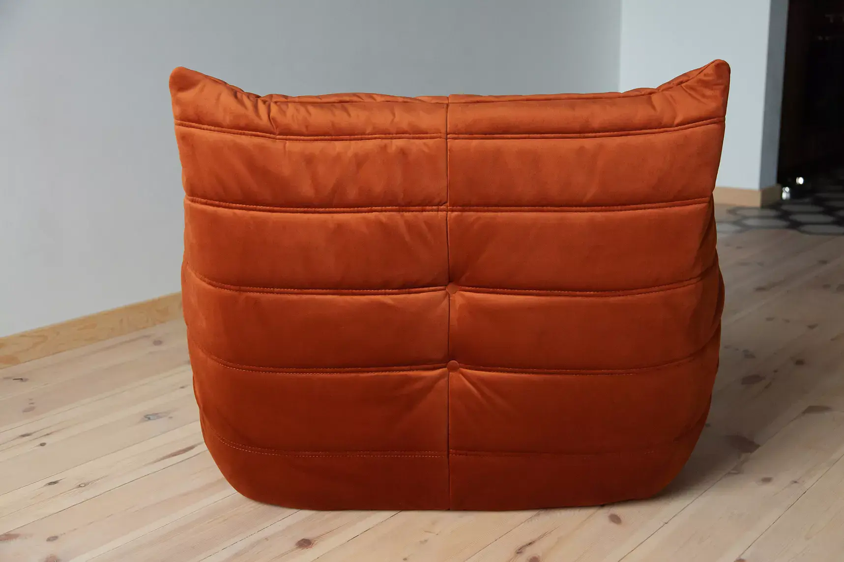 Togo Lounge Set 2-piece Velvet Amber-Orange 8
