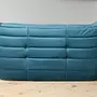 Togo Lounge Set 2-piece Velvet Ocean Blue 4
