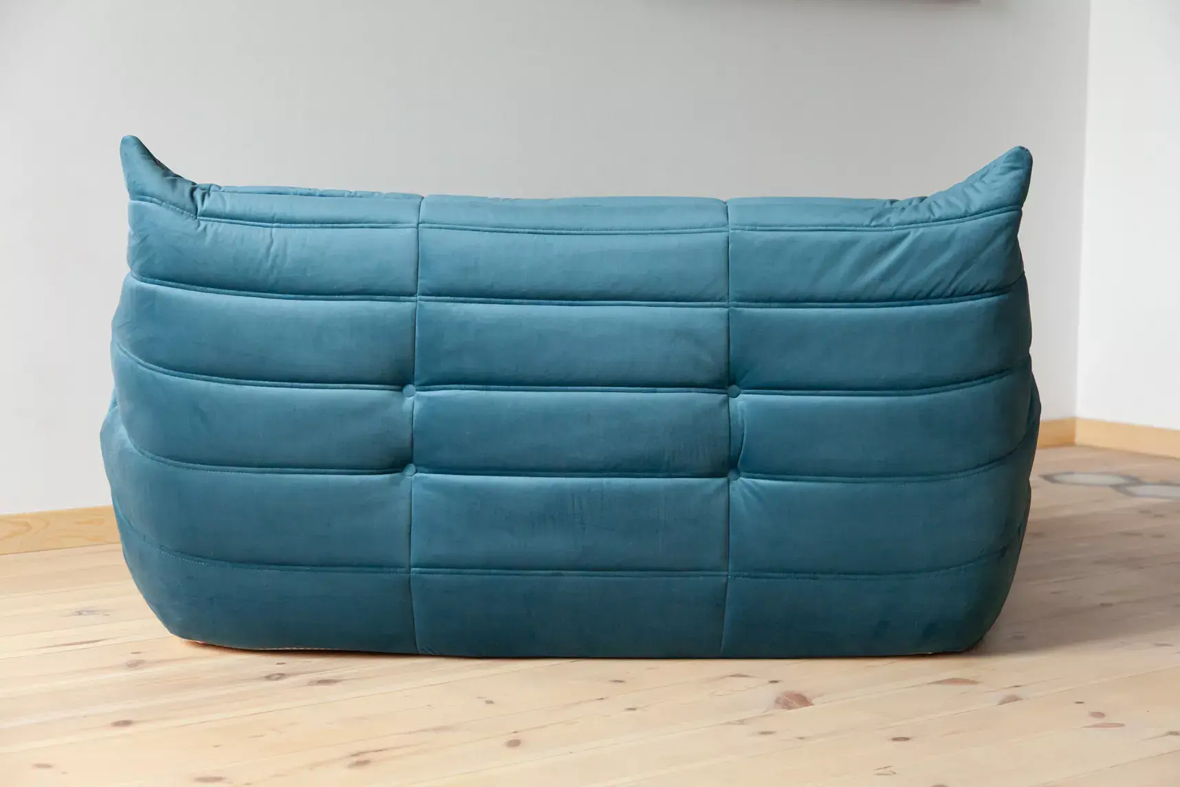 Togo Lounge Set 2-piece Velvet Ocean Blue 4