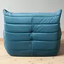 Togo Lounge Set 2-piece Velvet Ocean Blue 8