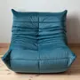 Togo Lounge Set 2-piece Velvet Ocean Blue 6