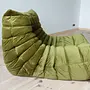 Togo Lounge Set 2-pc. Velvet Olive Green 3