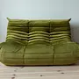 Togo Lounge Set 2 pz. velluto verde oliva 4