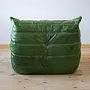Togo Lounge Set 2-piece Pull-Up Leather Green 7