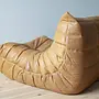 Togo Lounge Set 2-piece. Pull-up leather camel brown 6