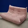 Togo Lounge Set 2 pezzi Velluto Rosa chiaro 2