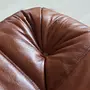 Togo Lounge Set 2-piece High-gloss leather Whisky brown 8