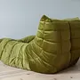 Togo Lounge Set 3-pc. Velvet Olive Green 5
