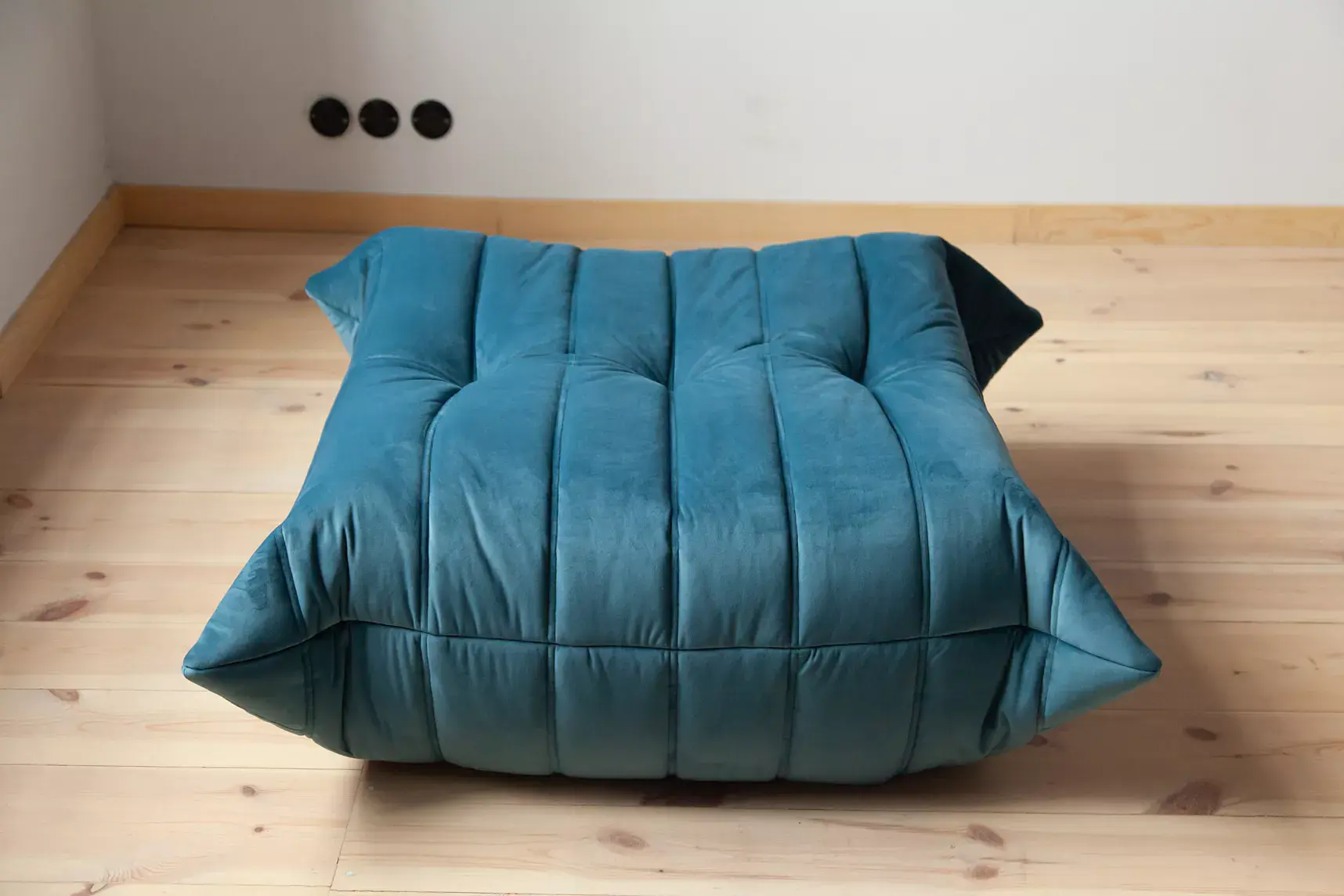Togo Lounge Set 3-piece Velvet Sea Blue 3