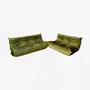 Togo Lounge Set 2-pc. Velvet Olive Green 0