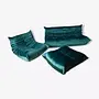 Togo Lounge Set 3-pc. Velvet Petrol 0