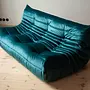 Togo Lounge Set 3-pc. Velvet Petrol 2