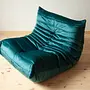 Togo Lounge Set 3-pc. Velvet Petrol 6