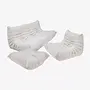 Togo Lounge Set 3-pc. Textile Off-White 0