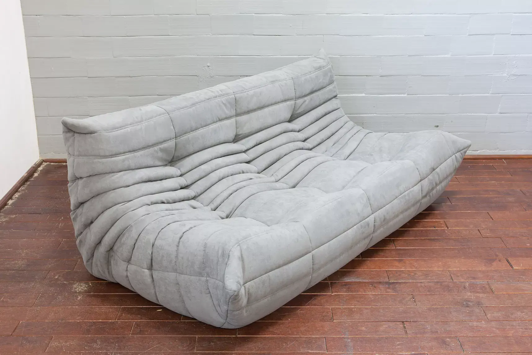 Togo Lounge Set 3-piece Textile Grey 2