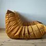 Togo Lounge Set 3-piece Velvet Golden Yellow 3